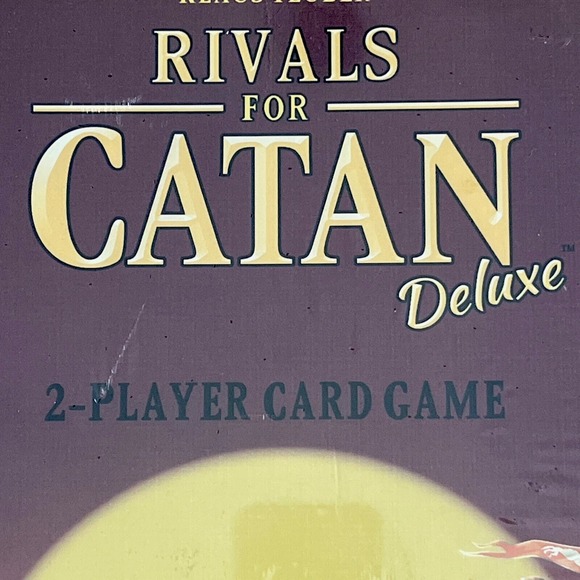 RIVALS FOR CATAN DELUXE 2 Player Card Game Civilization Building Strategy SEALED - Picture 2 of 6